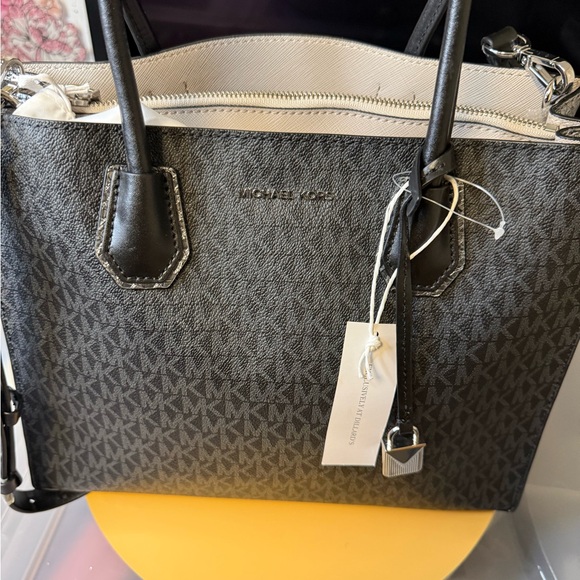 Michael Kors Handbags - MICHAEL KORS STUDIO Mercer Tote Black/Grey